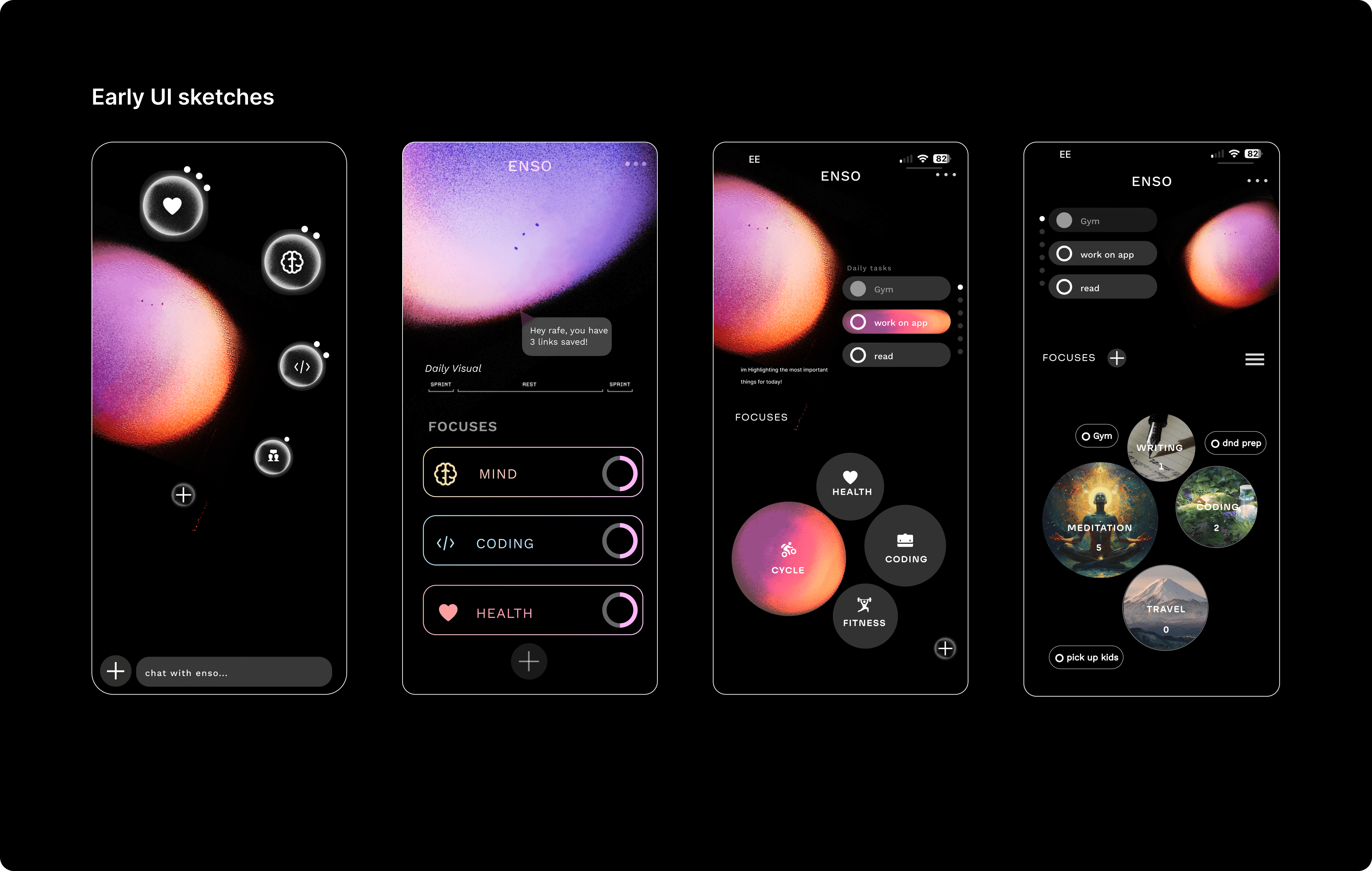 Enso app interface